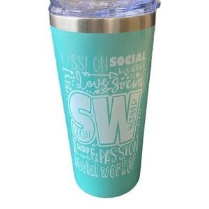 New in Box Zoey Christina Thermal 16oz Cup